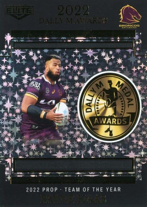 Nrl Elite Dally M Awards Priority Dmp Payne Haas Brisbane