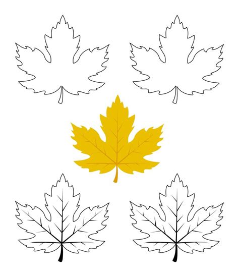 Printable Maple Leaf Template In 2024 Leaf Stencil Diy Journal Books Art Lessons