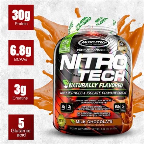 Muscletech Nitrotech Performance Series Naturally Flavored Nutrabay