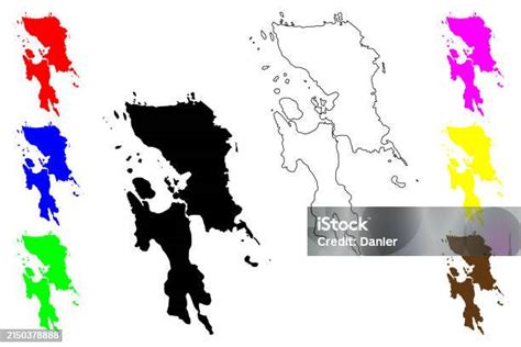 Eastern Visayas Region Map Vector Illustration Scribble Sketch Region Viii Map Stock ...