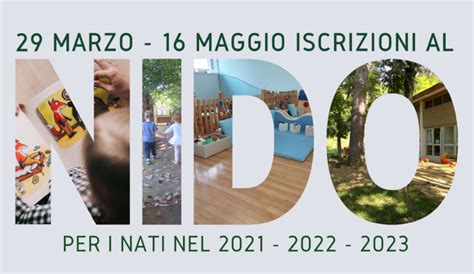 Iscrizione Ai Nidi Dinfanzia Comunali A E 2023 2024 Pesaro E Tutte