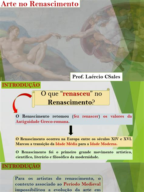 Por Que No Renascimento Os Artistas Começaram A Ficar Famosos - Características da Arte no Renascimento | PDF | Renascimento | Michelangelo