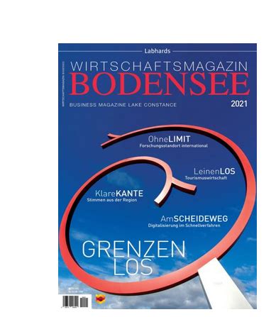 Unser Beitrag Im Wirtschaftsmagazin Bodensee Interreg Alpenrhein