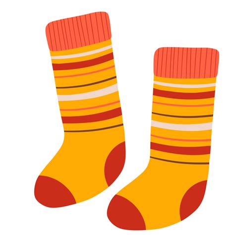 Striped Socks Illustration 15321573 Png