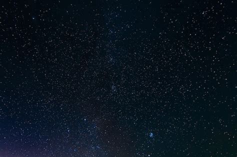 Lindo Céu Noturno Estrelado Com Estrelas Galáxias Da Via Láctea Foto