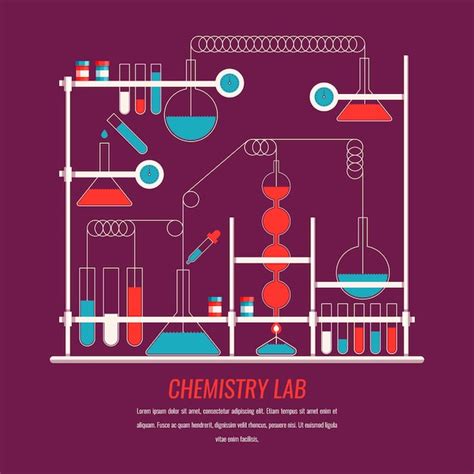 Design Plat De Laboratoire Scientifique Vecteur Gratuite