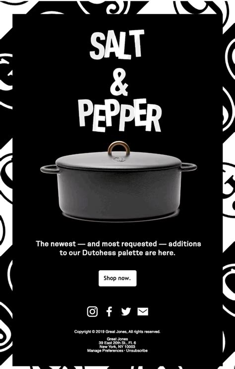 25 Email Design Ideas to Wow Your Customers | Inspirationfeed