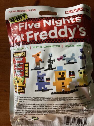 Mcfarlane Fnaf Five Nights At Freddys Chica 8 Bit Buildable Figure New 2016 4613974868