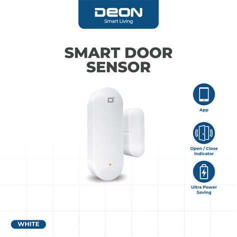 Promo DEON Smart Home Sensor Pintu Jendela Rumah Putih Jakarta