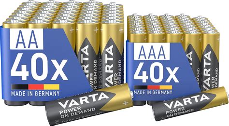 Varta Batterie X Aa X Aaa Confezione Da Pile Mix Pack Power