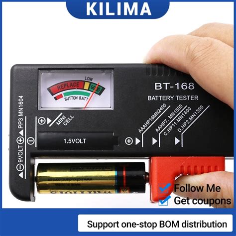 Universal Button Battery Meter Checker Tester Aa Aaa C D V Indicate