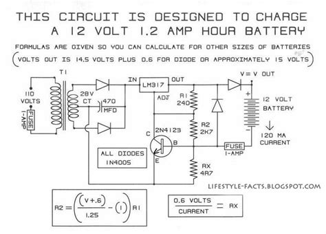 Battery Charger Schematics 12v