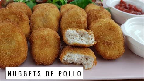 La cena que les encanta a los niños Nuggets de Pollo FÁCILES Y