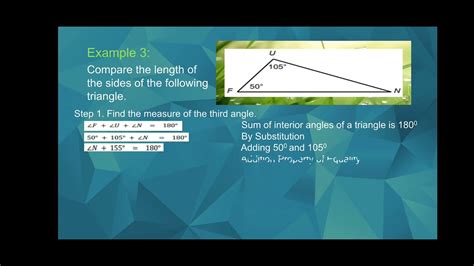 Angle Side Relationship Theorem YouTube