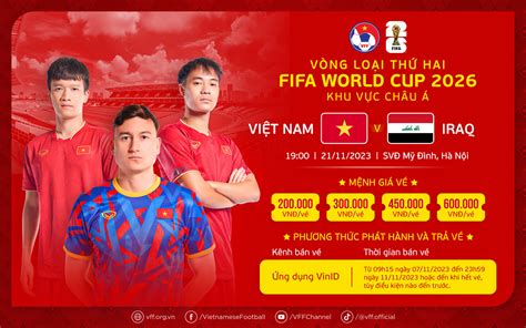 Hơn Nửa Triệu đồng Cho Vé Xem Trận Việt Nam Gặp Iraq ở Vòng Loại World