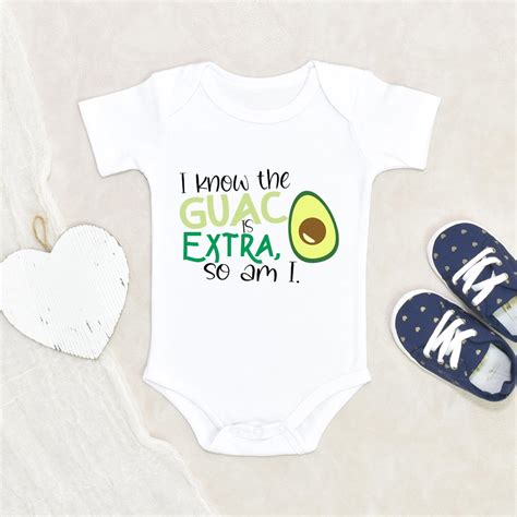 Funny Guacamoles Baby Clothes - Funny Avocadoes Baby Clothes - Know ...