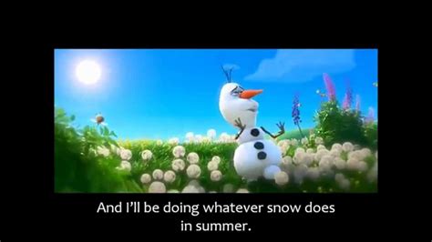 In Summer Frozen Lyrics