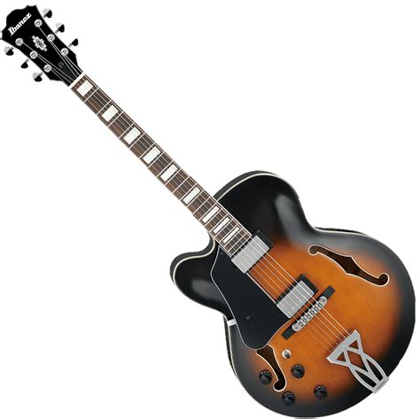 Ibanez Artcore Af75lvsb Left Handed Hollow Body Electric Guitar In Vintage Sunburst Finish