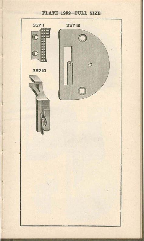 List Of Parts Singer 31 15 And 31 20 Sewing Machine Screw Singer