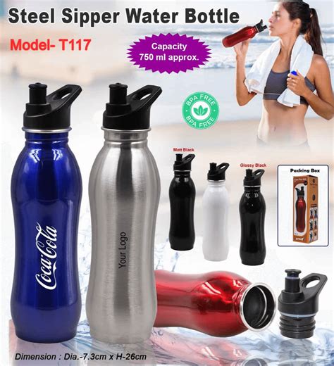 Stainless Steel Sipper Water Bottle T117 Capacity 750 ML At Rs 195