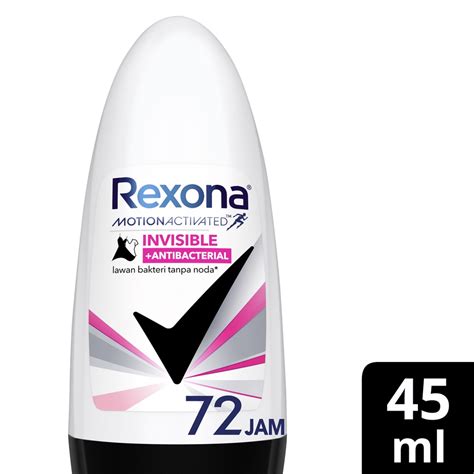 Jual Rexona Women Deodorant Roll On Antiperspirant Invisible Dry