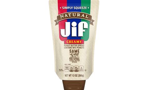 Jif Natural Squeeze Creamy Peanut Butter Spread Gets New Packaging 2021 01 05 Packaging