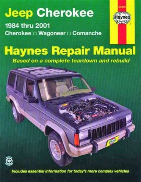 Jeep Cherokee Wagoneer Comanche Haynes Service Repair Manual