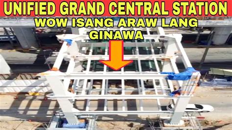 Wow Isang Araw Lang Ginawa MRT7 NORTH AVE COMMON STATION UNIFIED GRAND