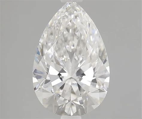 2 Carat White 200ct E Vvs1 Pear Cut Lab Grown Diamond Igi Certified