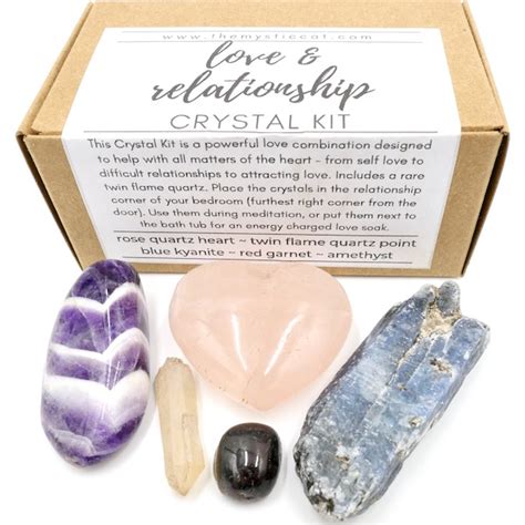 Love And Relationship Crystal Kit The Mystic Cat