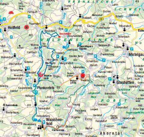 GPS gestützte MBT Touren in der Fränkischen Schweiz Oberfranken