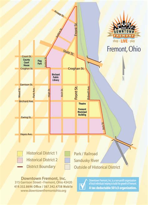 Downtown Map | Downtown Fremont, Ohio