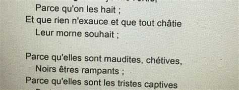 Bjr est ce que vous pouvez maider a analysé les strophes en notant vos