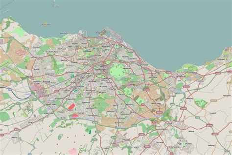 Maps of Edinburgh | Detailed map of Edinburgh in English | Maps of ...