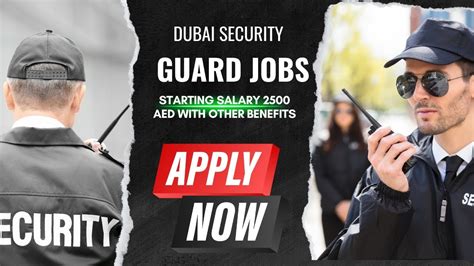 UAE Security Guard Jobs Salary 2023 Dubai Security Guard Job Job