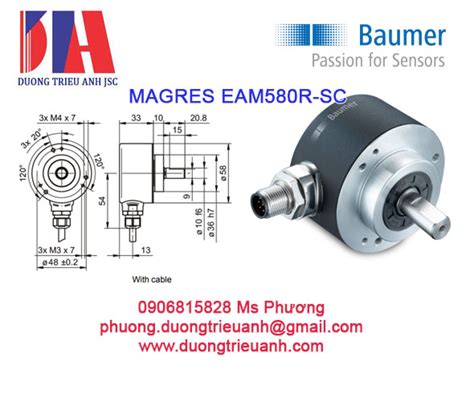 Encoder Baumer MAGRES EAM580R SC Cảm biến vòng quay Baumer EAM580R SC