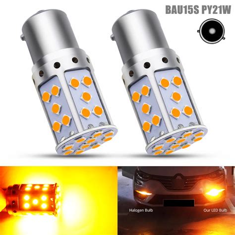 Pcs Bau S Py W Led Smd Led Bulb W Amber Yellow For