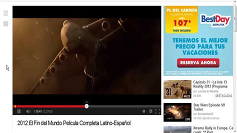 Ver 2012 El Fin Del Mundo Pelicula Completa Latino Español Youtube