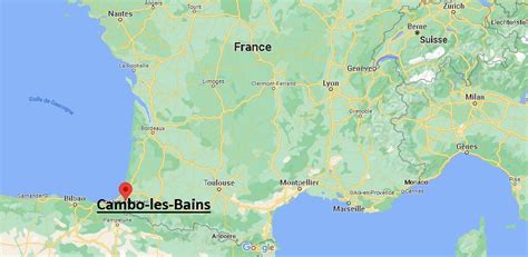 O Se Trouve Cambo Les Bains Carte Cambo Les Bains O Se Trouve