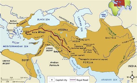 Persian Empire Persian Empire Map Ancient India Map Persian Empire