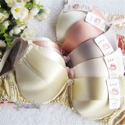 Pure Silk Bra Double Faced Silk Wire Sponge Thin 100 Mulberry Silk Bras 3475 4295ab Free