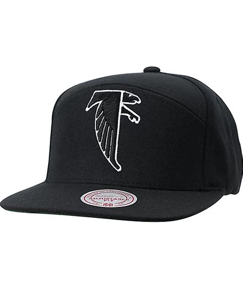 NFL Mitchell and Ness Horizontal Atlanta Falcons Snapback Hat | Zumiez