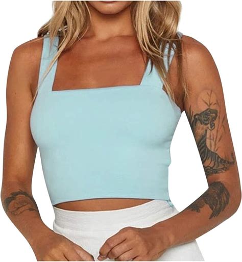 Ronony Y2k Fashion Crop Top Damen Pu Sexy Spaghettiträger Bustier