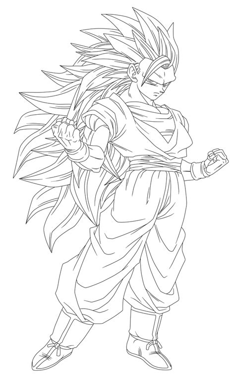 Desenho Do Goku Super Saiyan 3 Desenhos Para Colorir Imagens Images