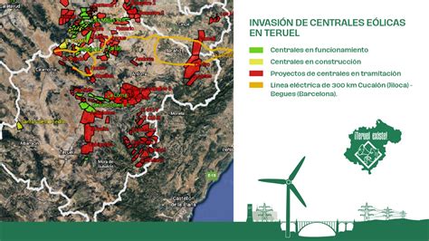 Teruel Existe Presenta Un Mapa Mostrando Que El 10 De La Provincia