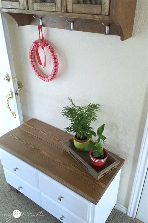 Dresser Turned Bench Seating With Storage My Repurposed Life