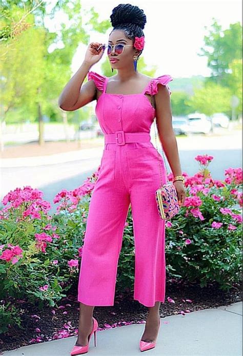 Pin By Soljurni On Pretty In Pink Hot Pink Jumpsuits Jumpsuit Insta