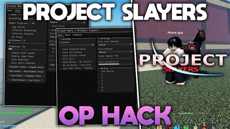 Roblox Project Slayers Script Gui Auto Farm Kill All Inf Spins And More Pastebin 2022