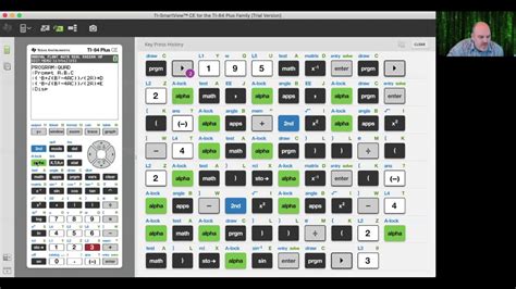 Ti Quadratic Formula Program Youtube