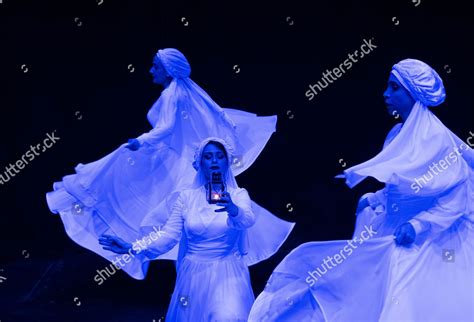 Female Members Khishtan Performance Group Perform Editorial Stock Photo